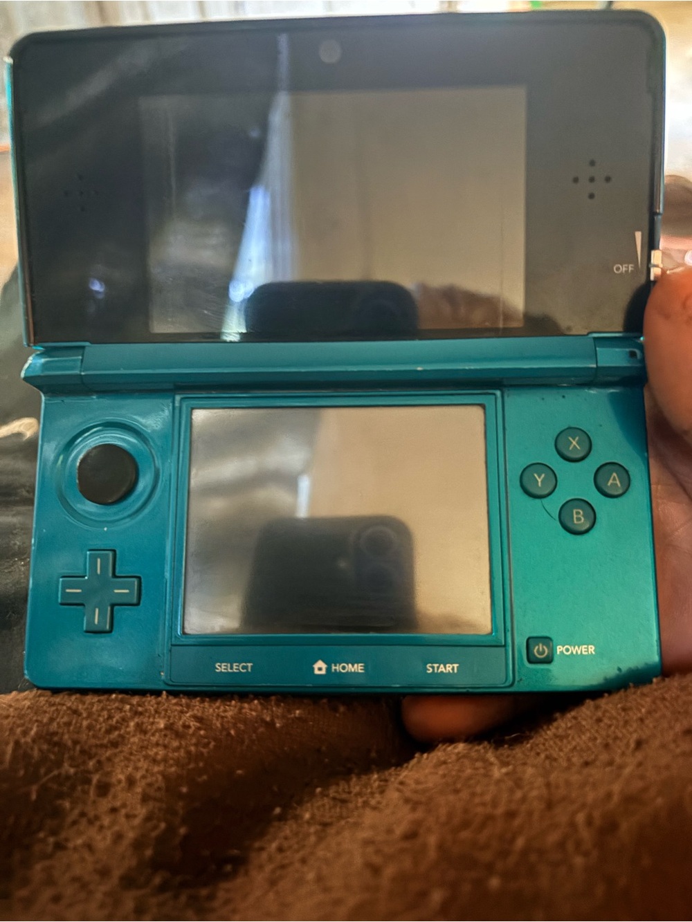 Nintendo Handheld Console - Teal/Blue Finish